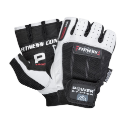 Fitness Gloves White-Black 2300WB (XS size)