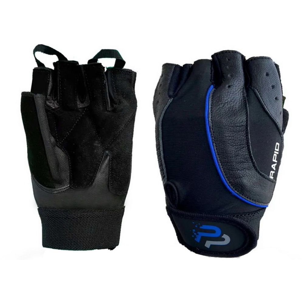 Fitness Gloves Black-Blue 9138 (M size)