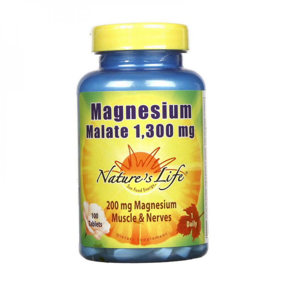 Magnesium Malate 1300 mg (100 tab)