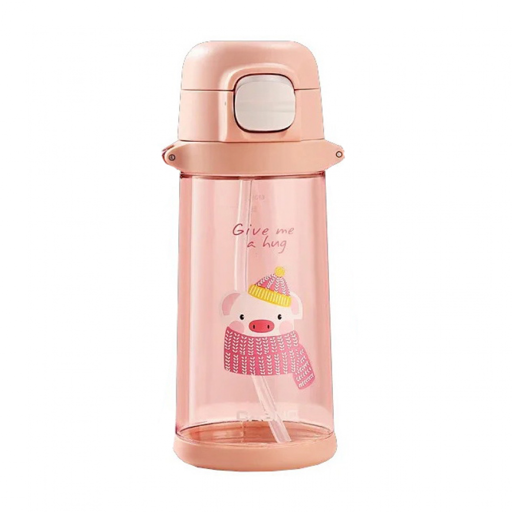 Casno Pig Waterbottle KXN-1219 (690 ml, pink)