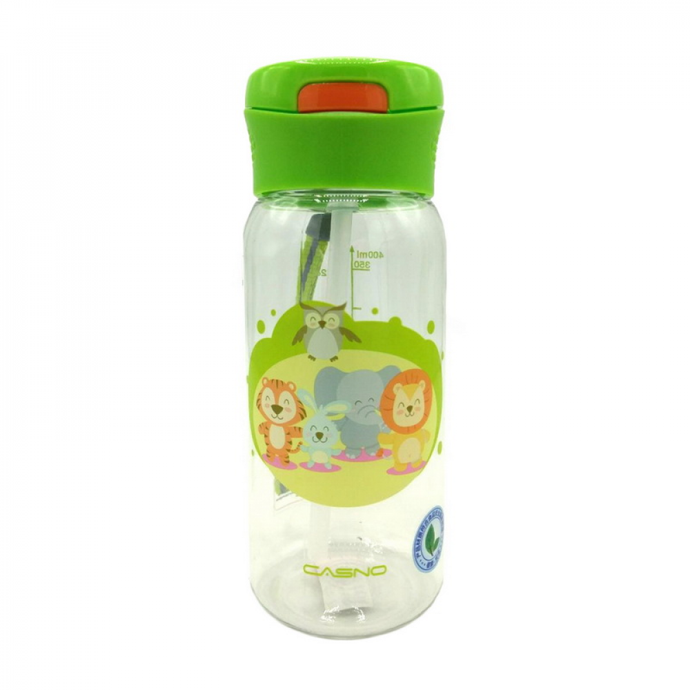 Casno Animals Waterbottle KXN-1195 (450 ml, green)