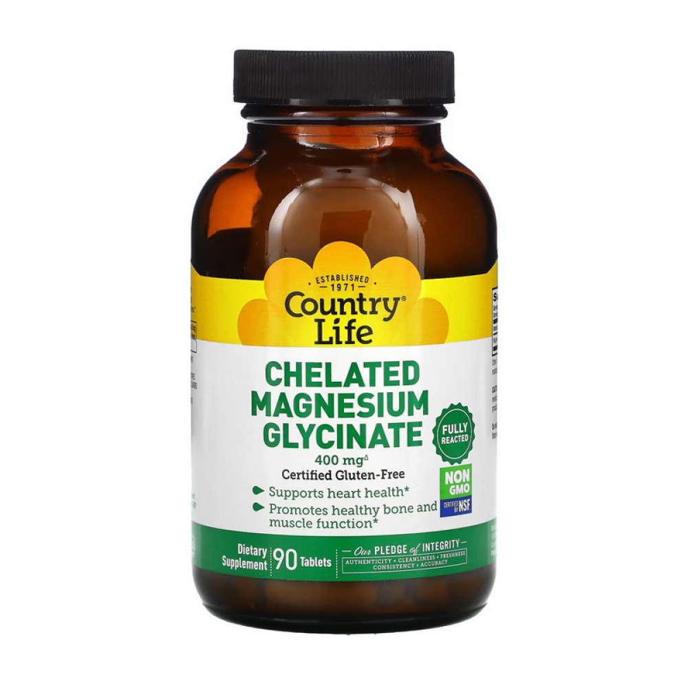 Chelated Magnesium Glycinate 400 mg (90 tab)