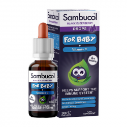 Black Elderberry Drops For Babys + Vitamin C (20 ml)