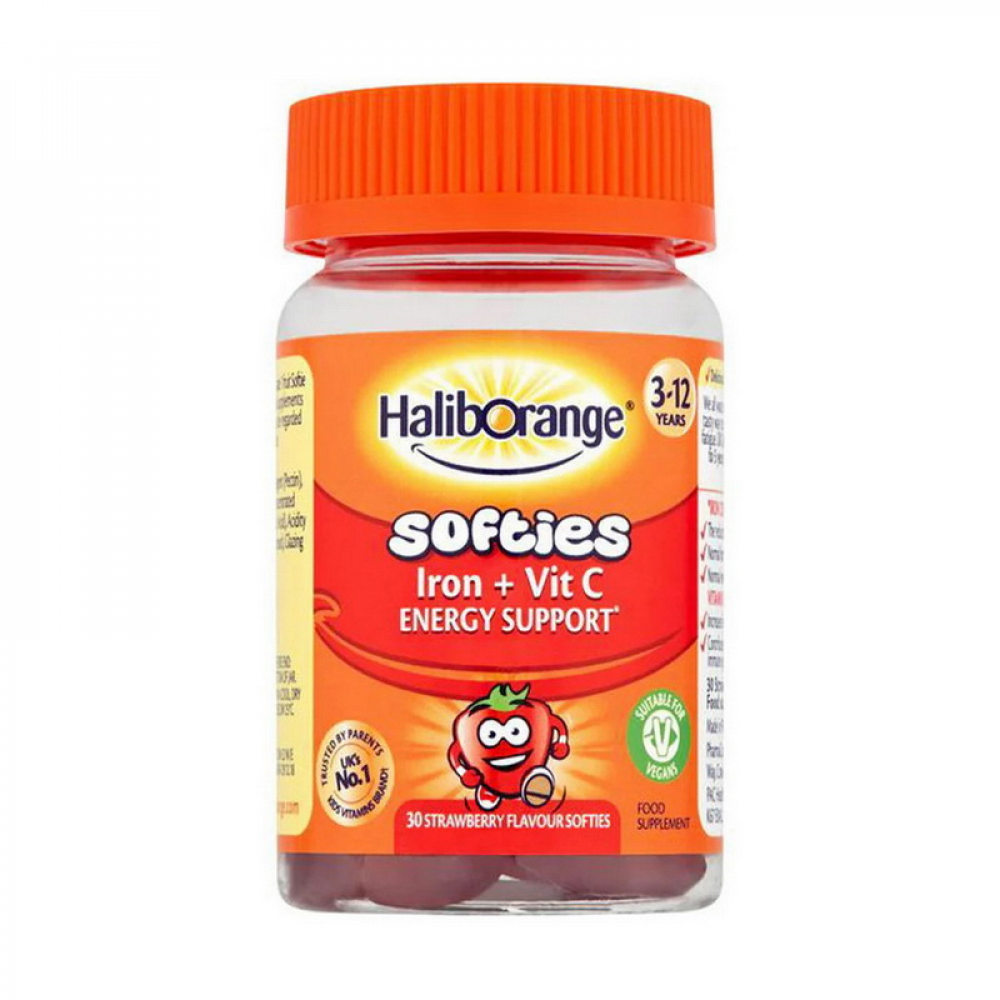 Softies Iron + Vit C (30 softies, strawberry)