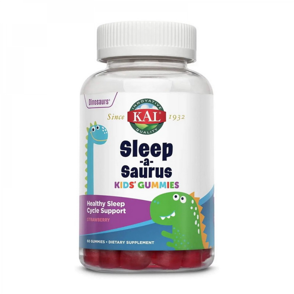 Sleep a Saurus (60 gummies, strawberry)