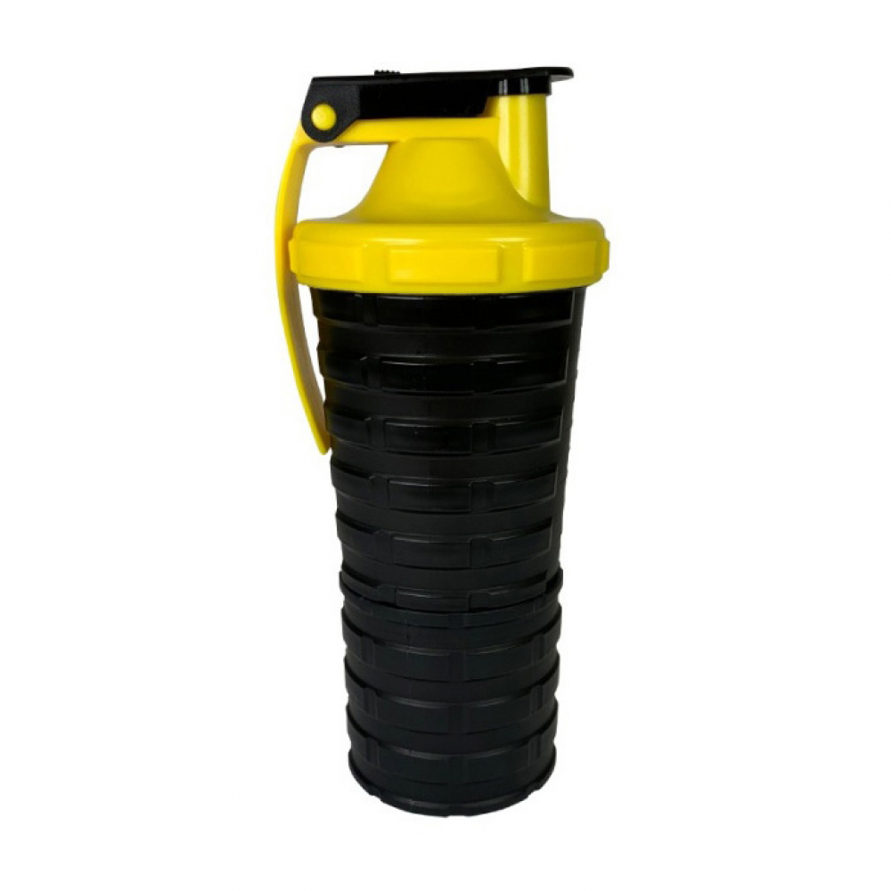 Shaker (500 ml, black/yellow)