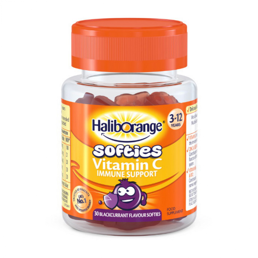 Softies Vitamin C Immune Support (30 softies, blackcurrant)