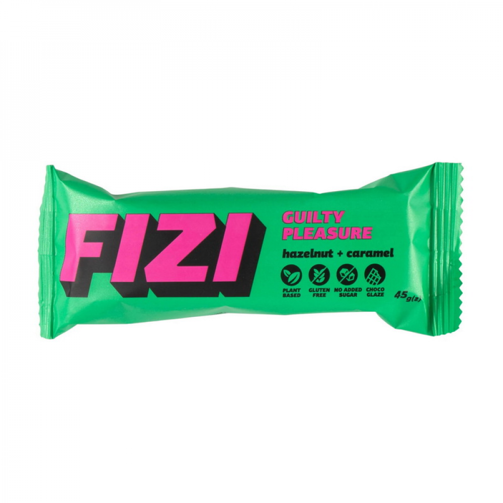 Fizi Guilty Pleasure Bar (45 g, hazelnut + caramel)