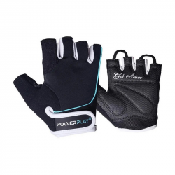 Womans Fitness Gloves Black-Blue 1750 (XS size)