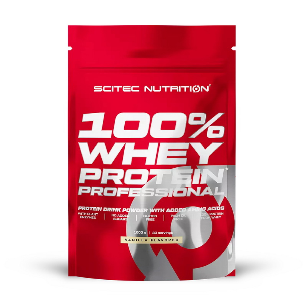 100% Whey Protein Professional (1 kg, strawberry)