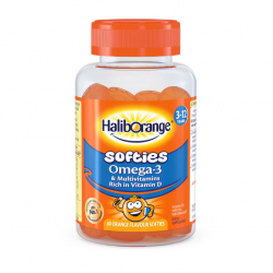 Softies Omega-3 & Multivitamins (60 softies, orange)