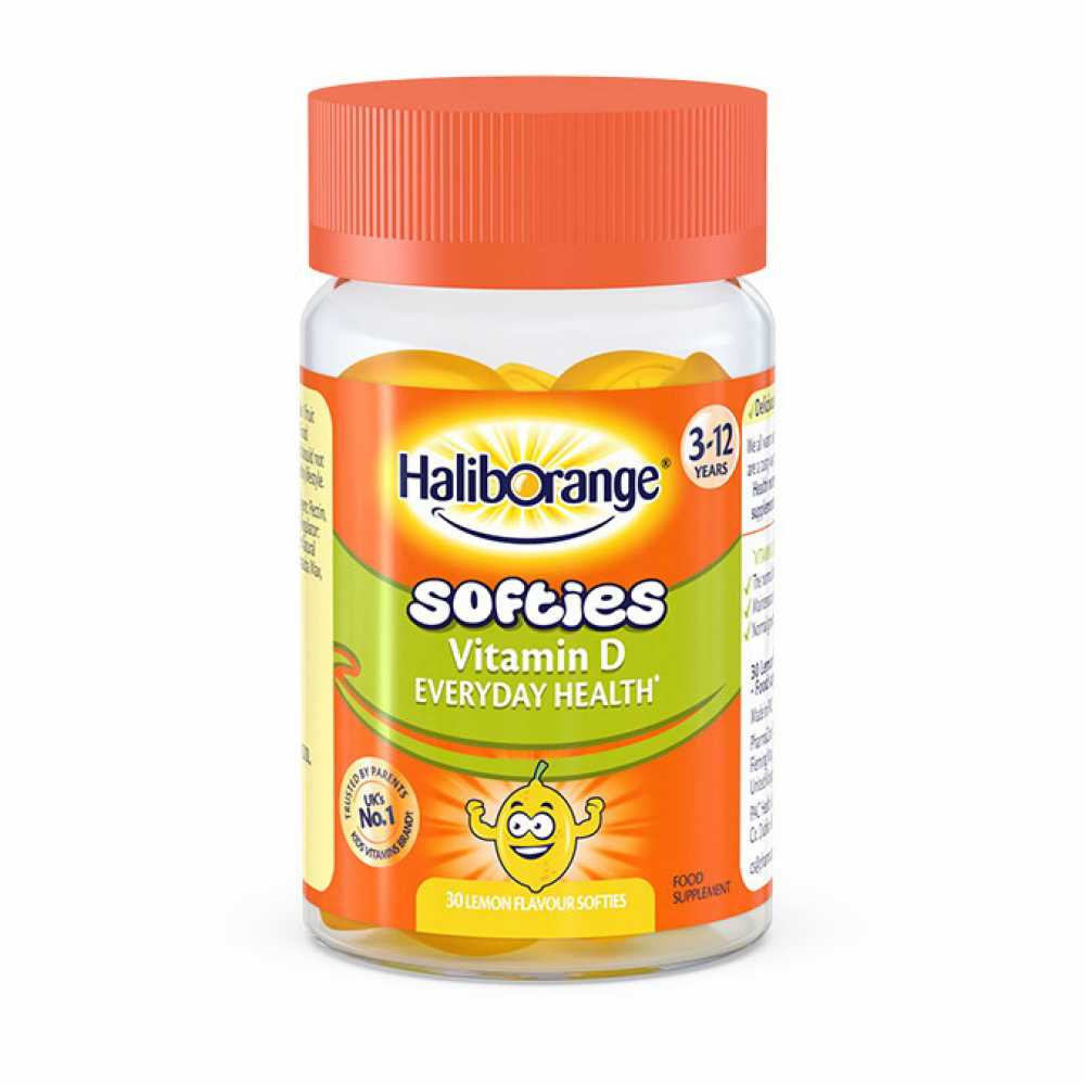 Softies Vitamin D (30 softies, lemon)