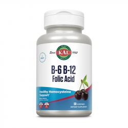 B-6 B-12 Folic Acid (60 lozenges, natural berry)