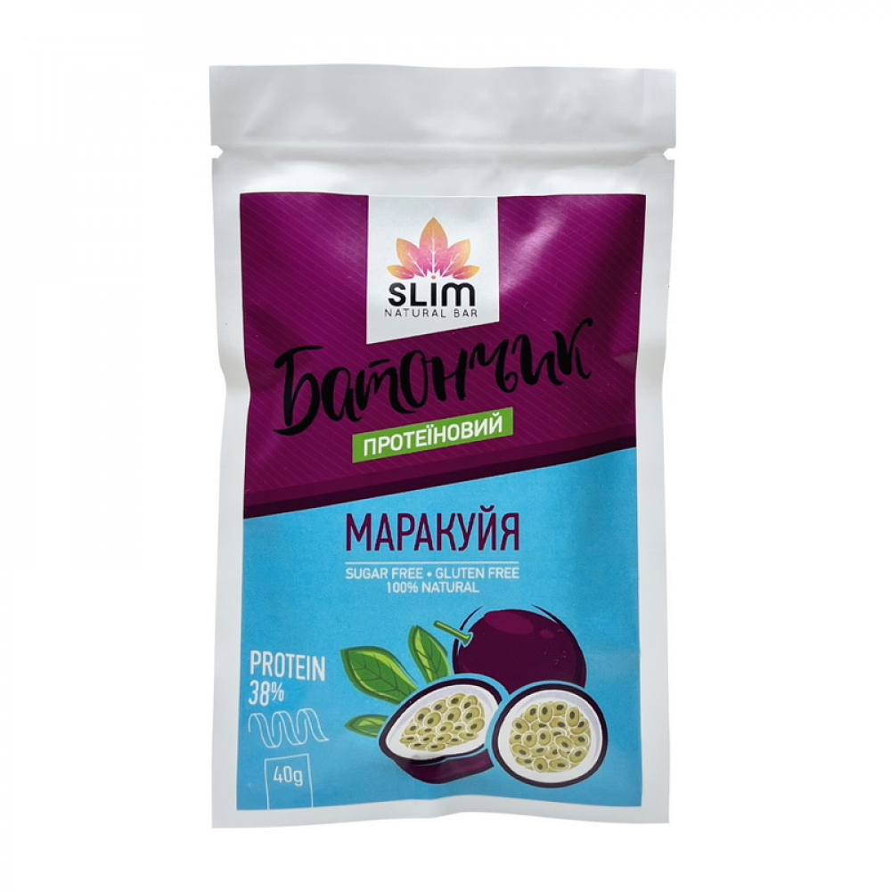 Slim Protein Bar (40 g, маракуйя)