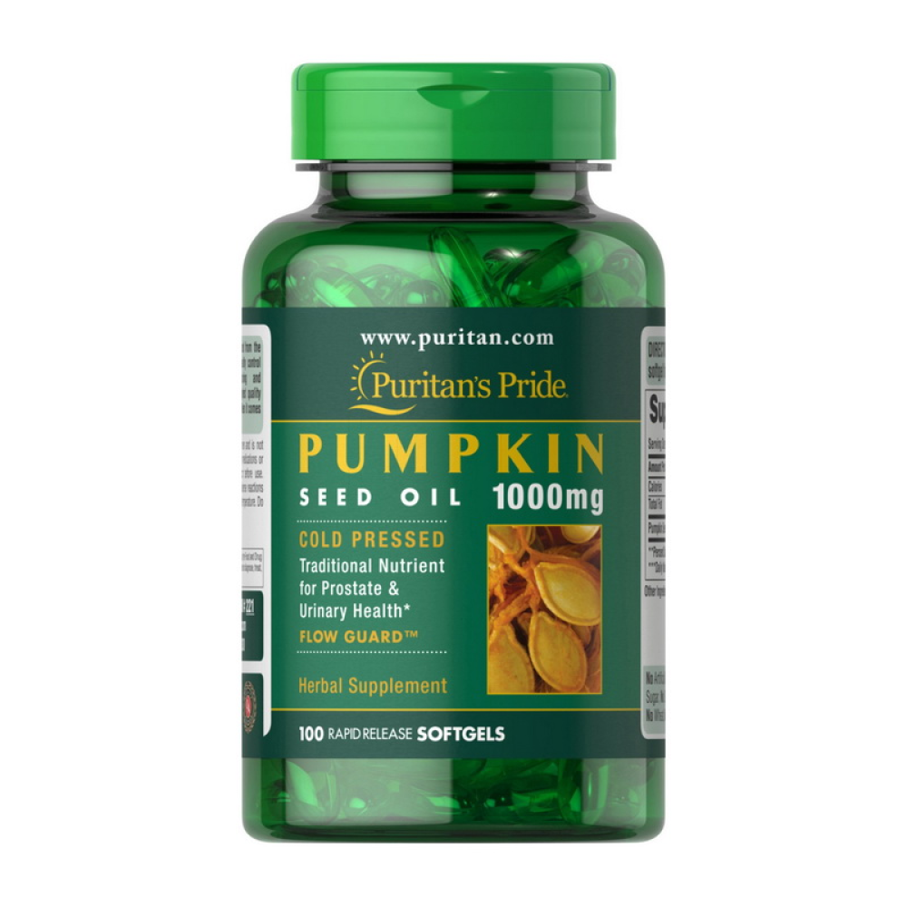 Pumpkin Seed Oil 1000 mg (100 softgels)