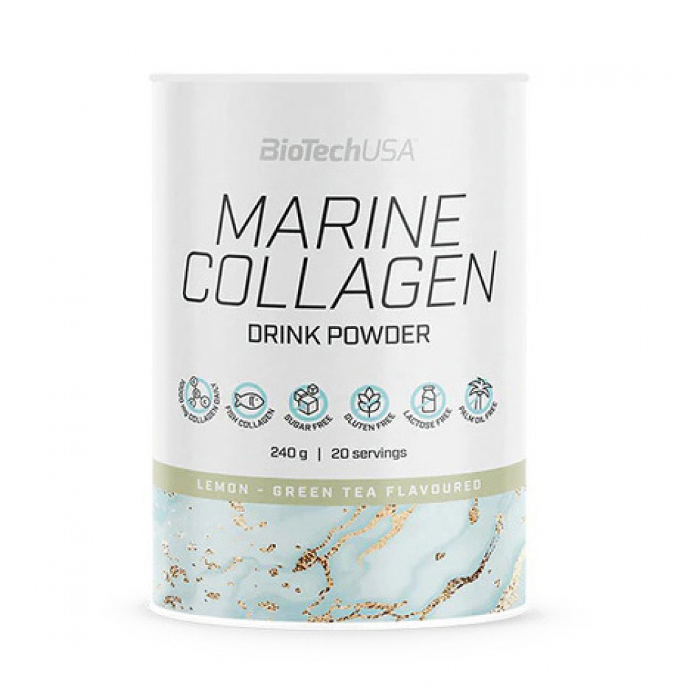 Marine Collagen (240 g, lemon - green tea)