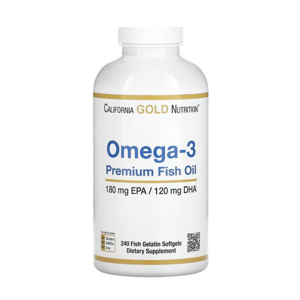 Omega-3 Premium Fish Oil (240 fish softgels)