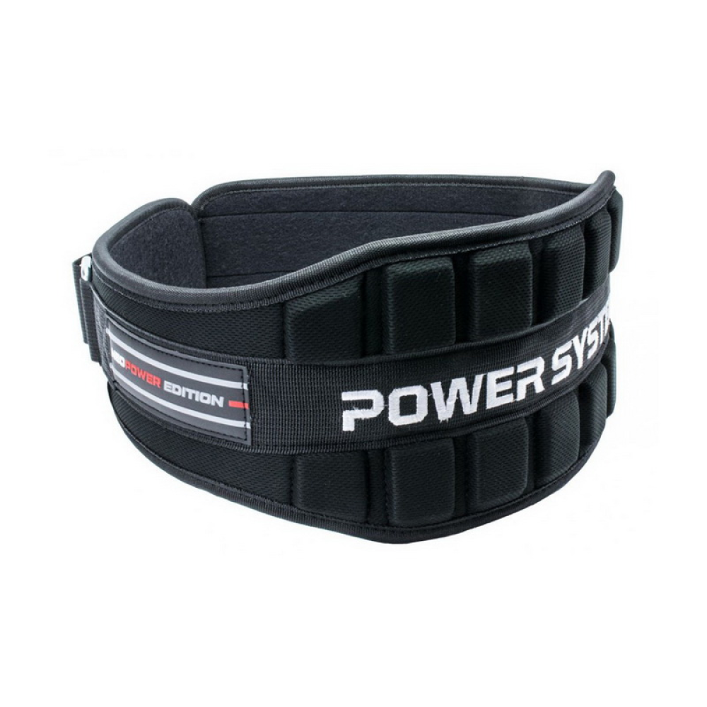 Power System Belt PS-3230 Black/Red (M size)