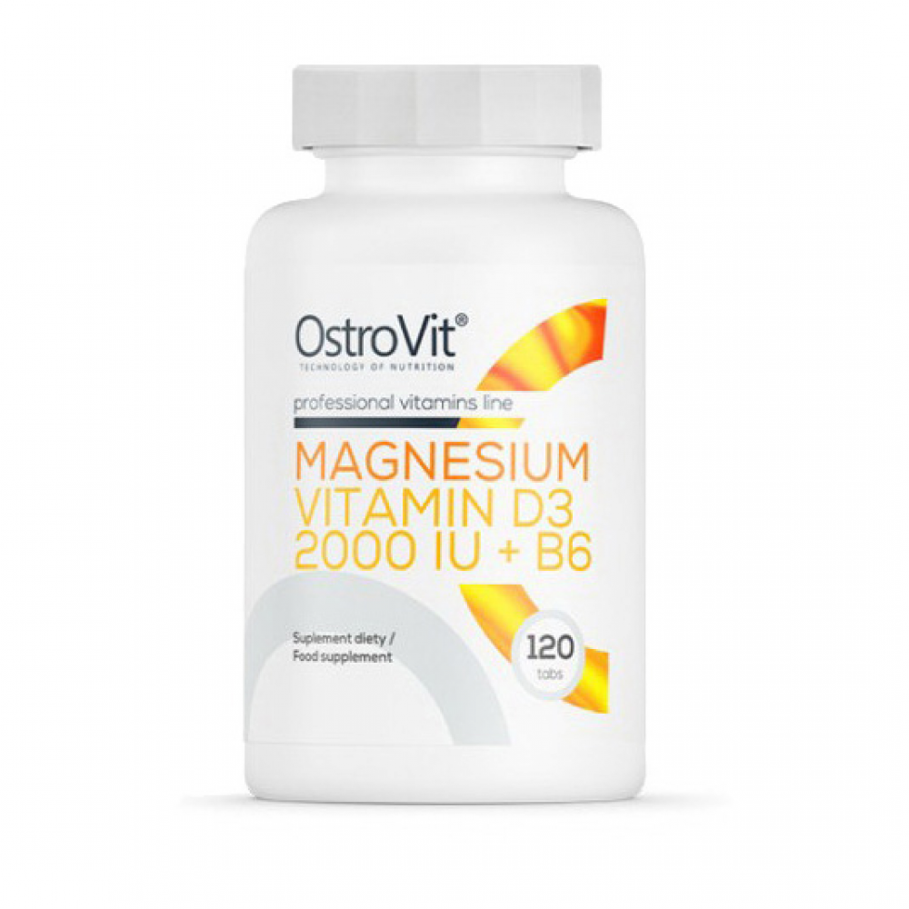 Magnesium + Vitamin D3 + B6 (120 tab)