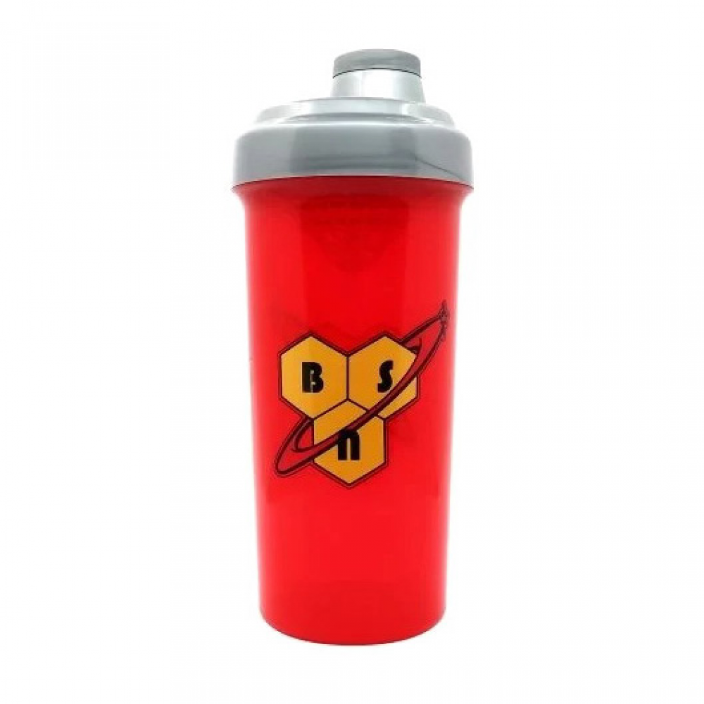 Shaker Bottle BSN (750 ml, red/grey)