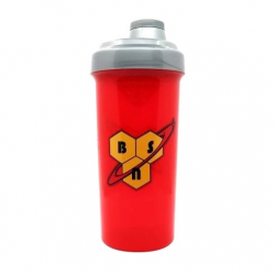 Shaker Bottle BSN (750 ml, red/grey)