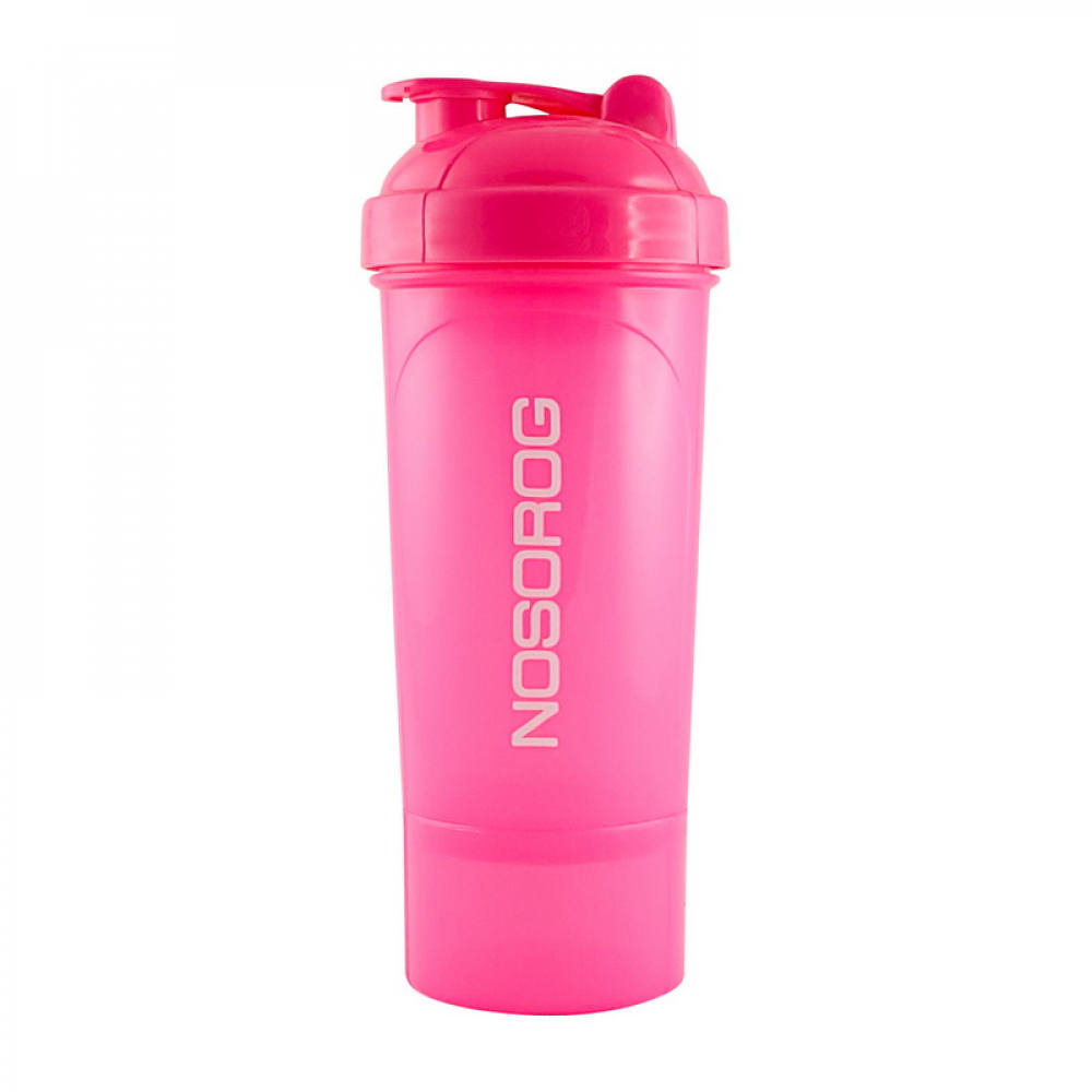 Nosorog Shaker 2 in 1 (350 ml, pink)