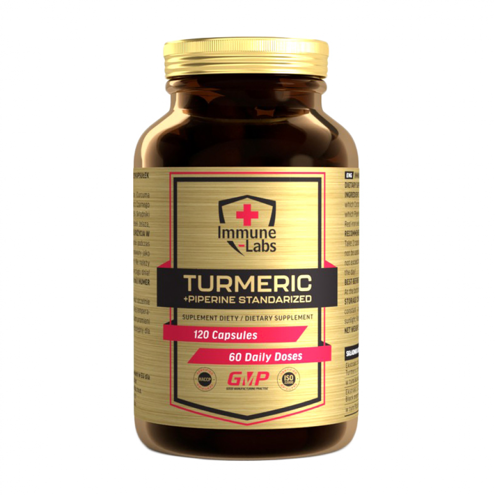 Turmeric + Piperine (120 caps)