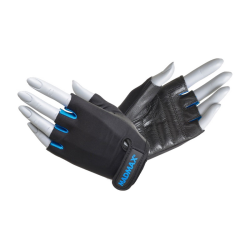 Rainbow Workout Gloves Black/Turquoise MFG-251 (S size)