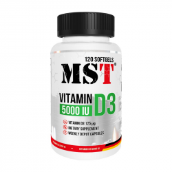 Vitamin D3 5000 IU (125 mcg) (120 softgels)