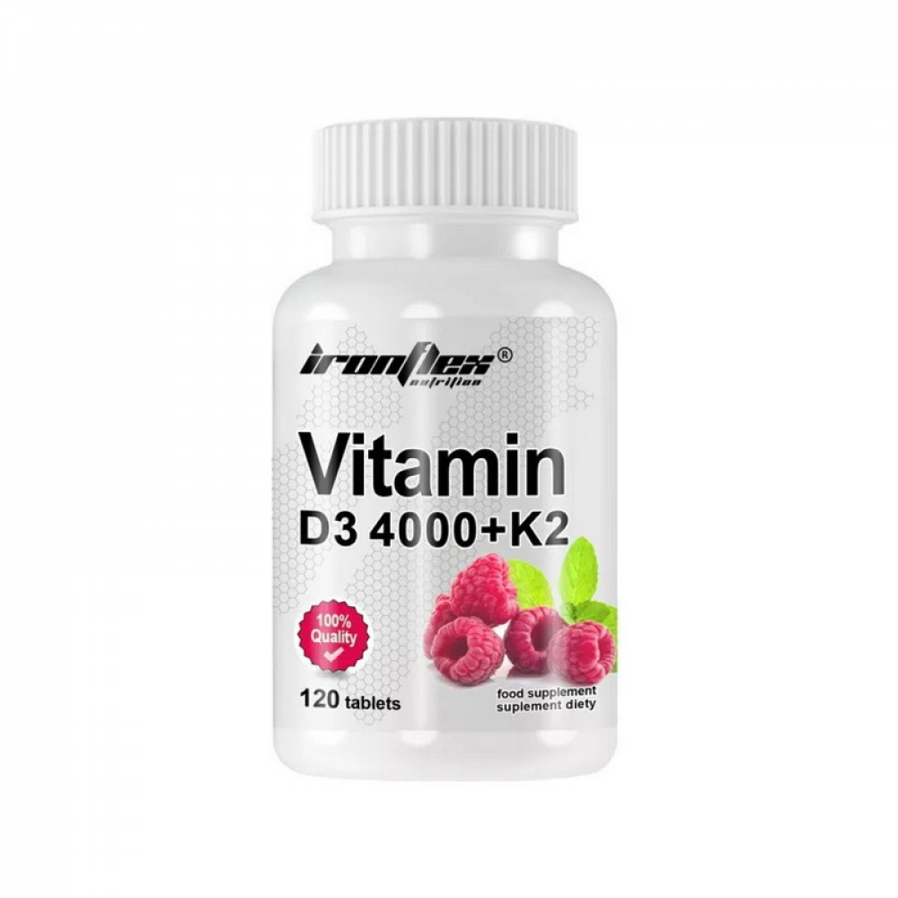 Vitamin D3 4000+K2 (120 tab)