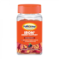 Iron + Energy Support (30 gummies, mixed berry)