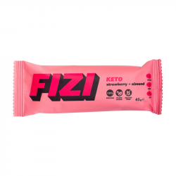 Fizi Keto Protein Bar (45 g, strawberry + almond)