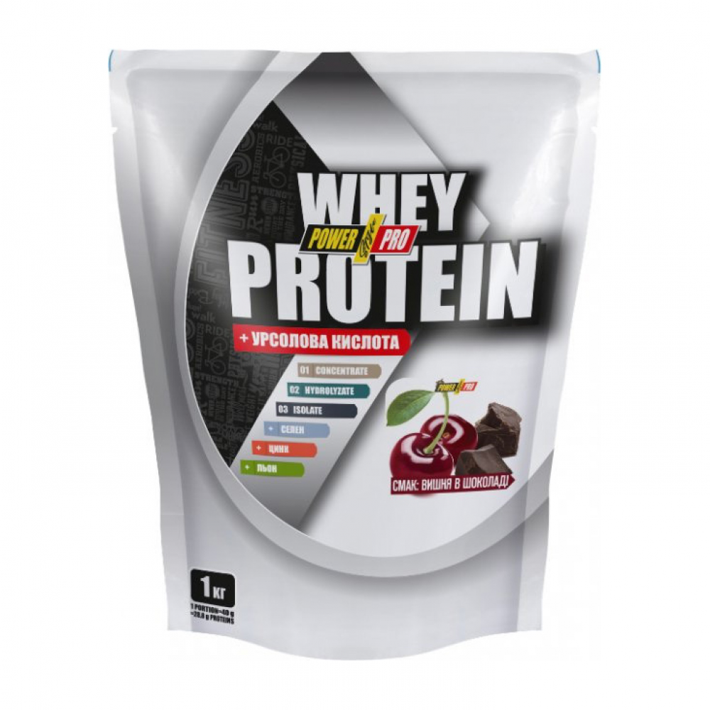 Whey Protein +урсоловая кислота (1 kg, шоколад)