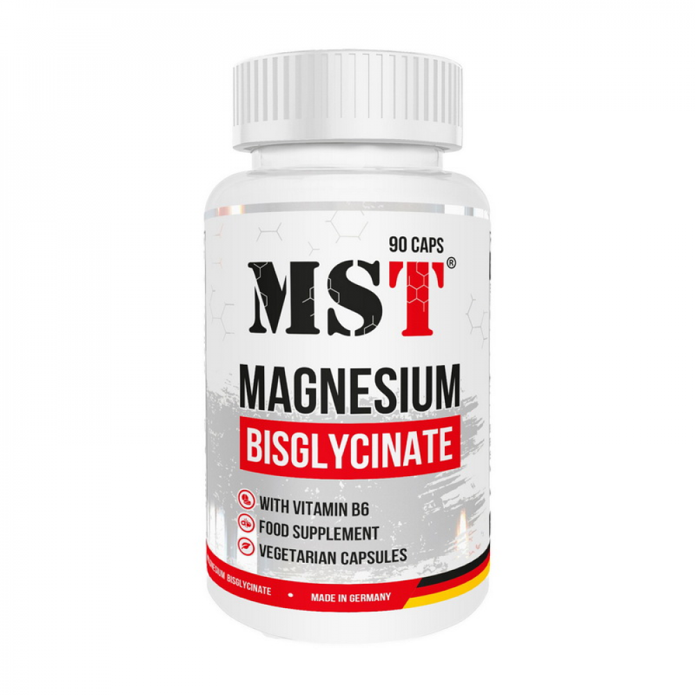 Magnesium Bisglycinate With Vitamin B6 (90 caps)