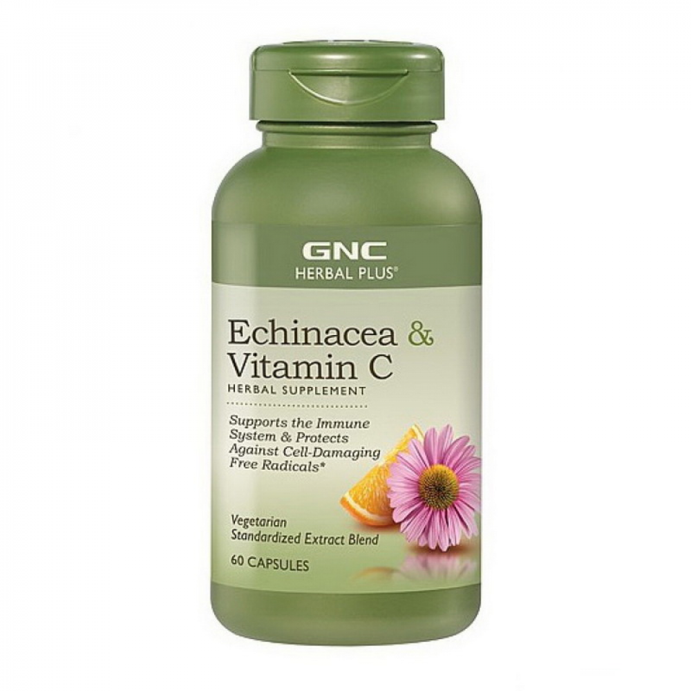 Echinacea Plus Vitamin C (60 caps)