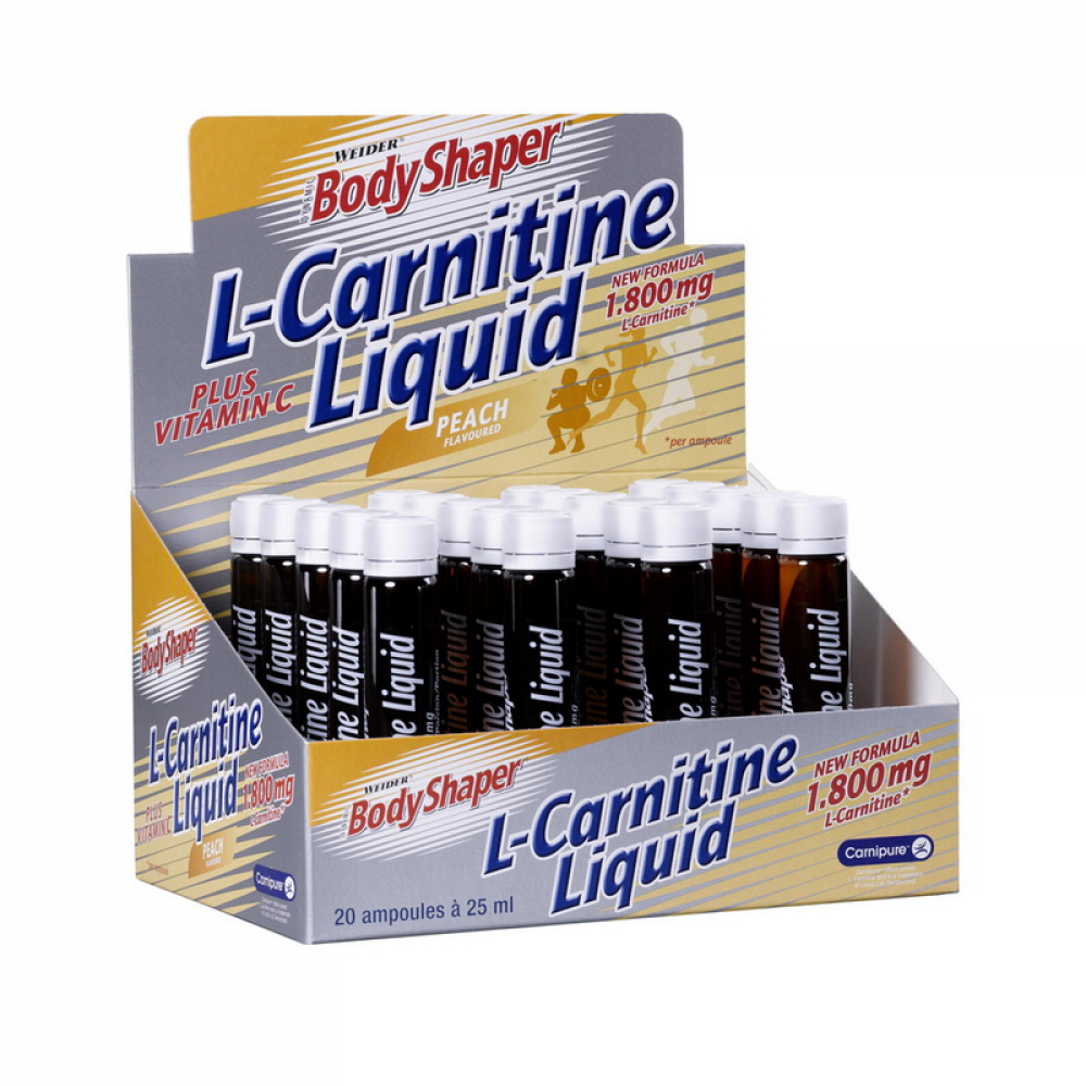 L-Carnitine Liquid (40 x 25 ml, citrus)