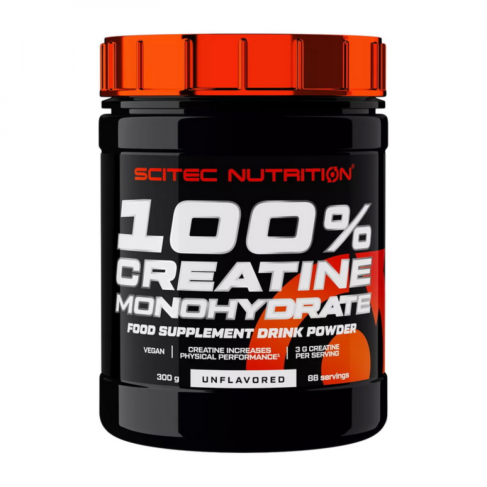 100% Creatine Monohydrate (300 g, unflavored)