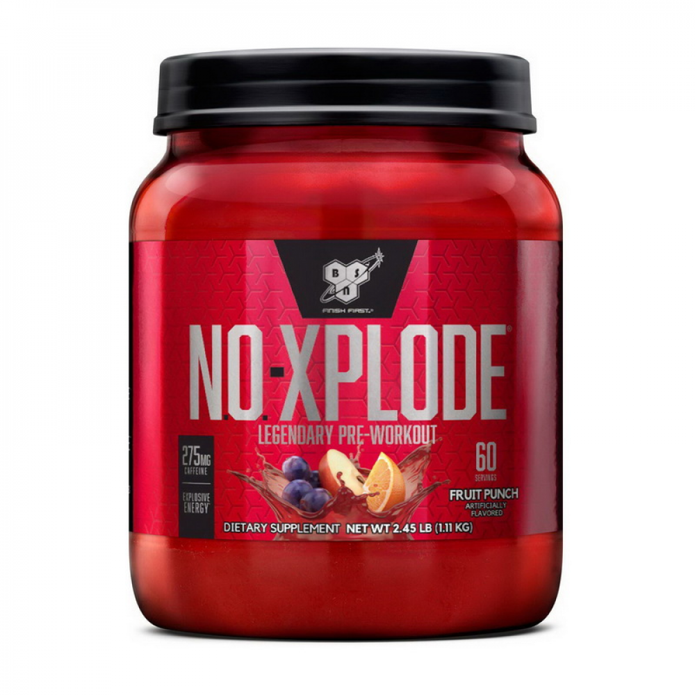 N.O.-XPLODE Pre-Workout Igniter New Formula! 60 serv. (1,11 kg, blue raz)