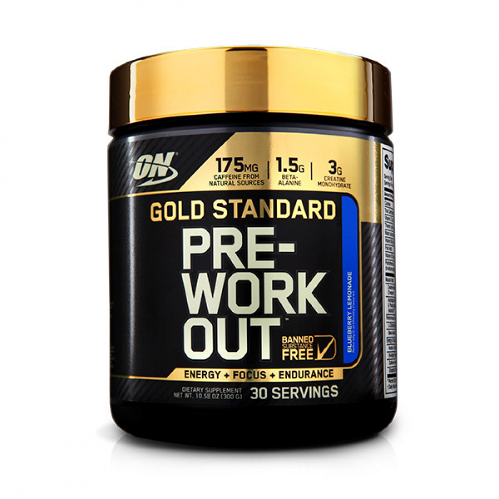 Pre- Workout gold standard (300 g, strawberry lime)