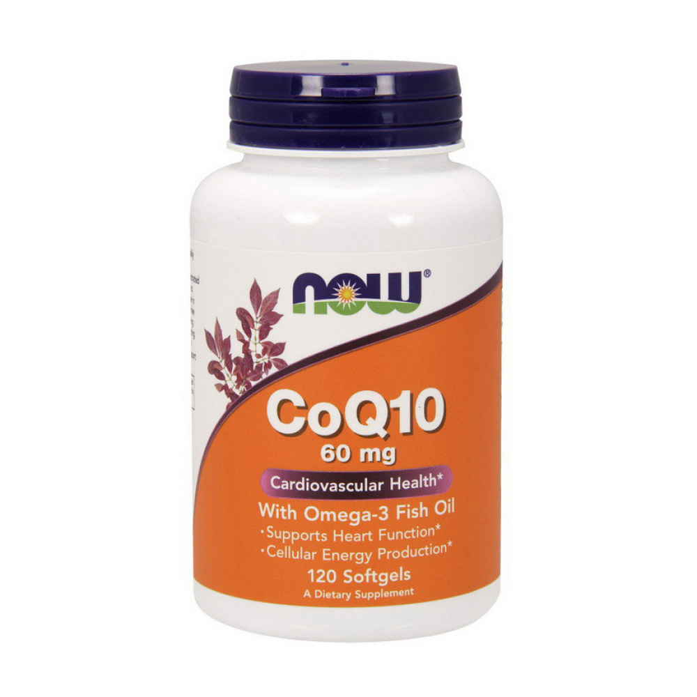 CoQ10 60 mg with Omega-3 (120 softgels)