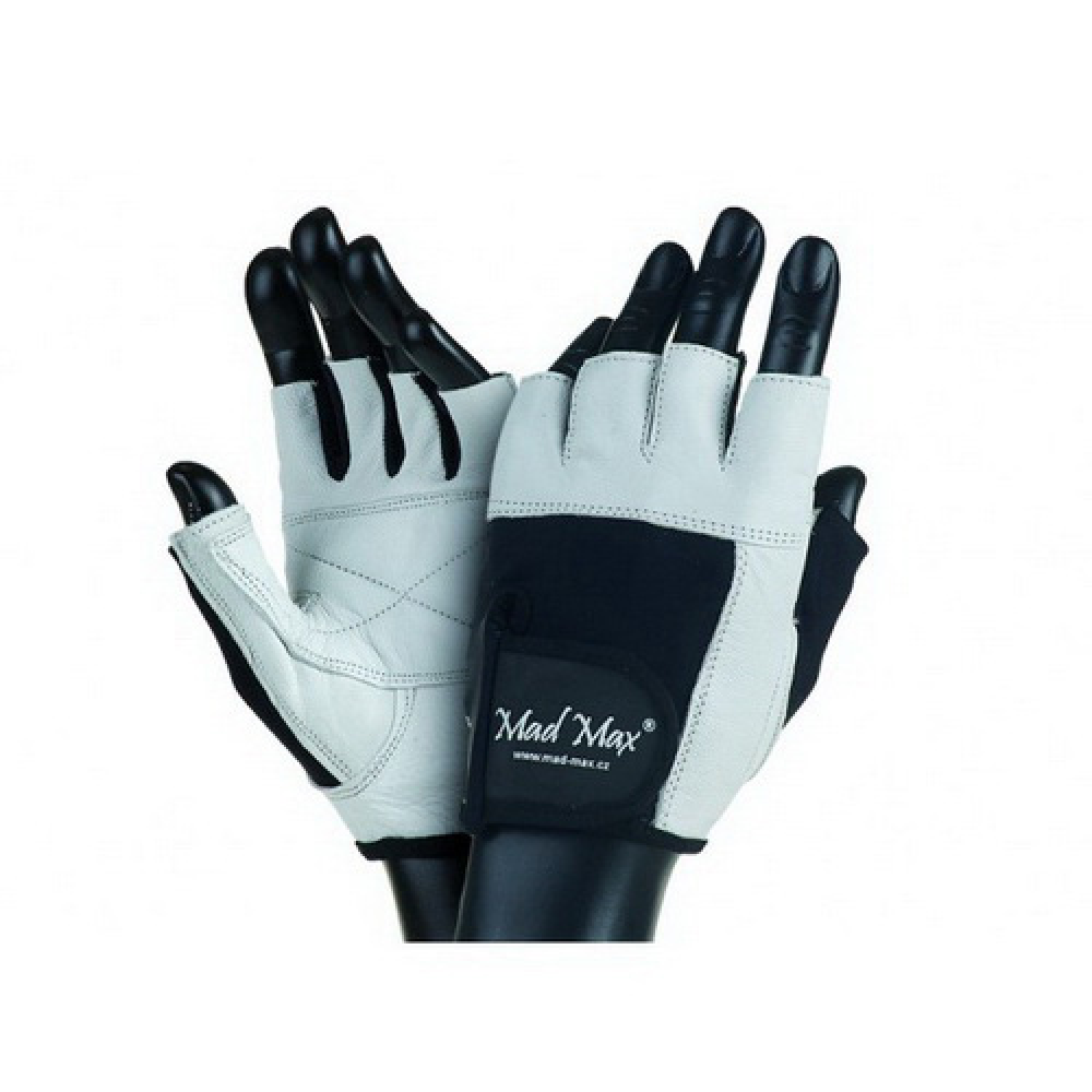 Fitness Workout Gloves White MFG-444 (L size)