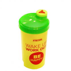 Shaker Wake Up Work Out Be happy (700 ml, green)