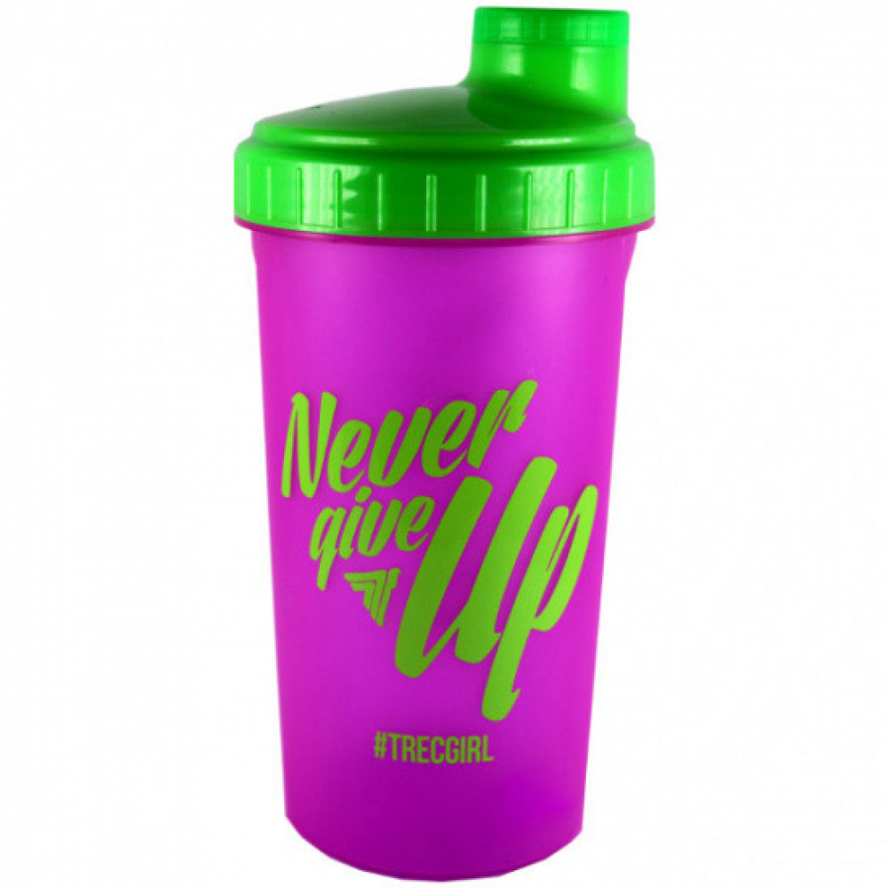 Shaker Never Give Up (700 ml, pink)