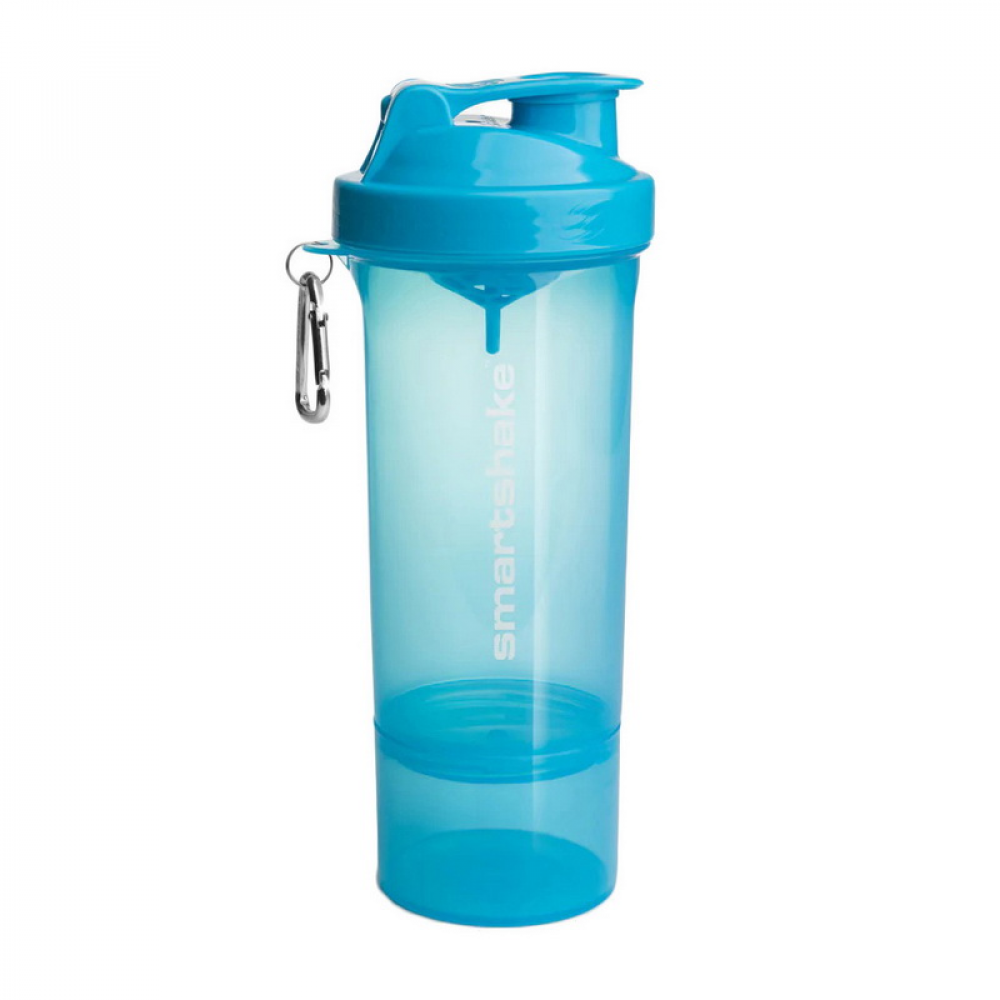 SmartShake Slim NEON Blue (500 ml, blue)