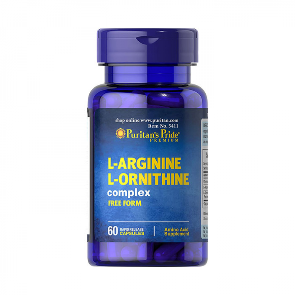 L-Arginine L-Ornithine complex (60 caps)