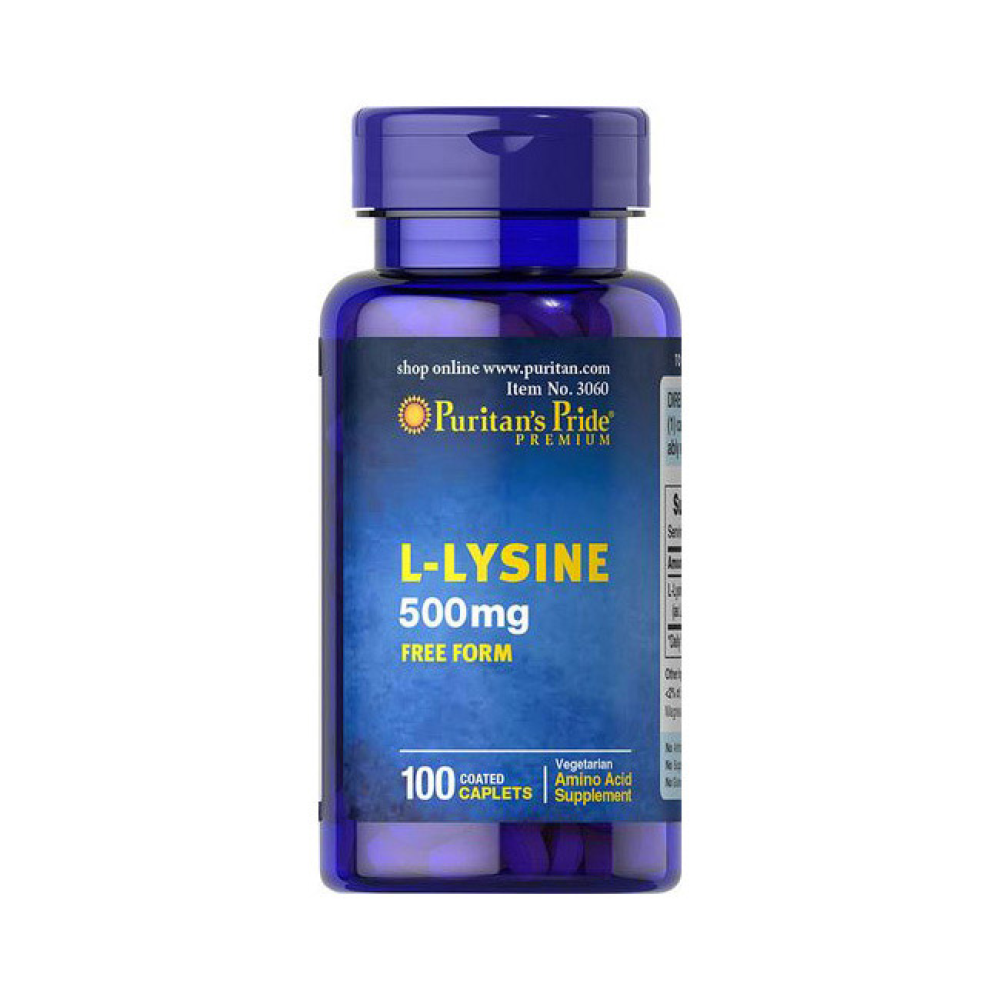 L-Lysine 500 mg (100 caplets)