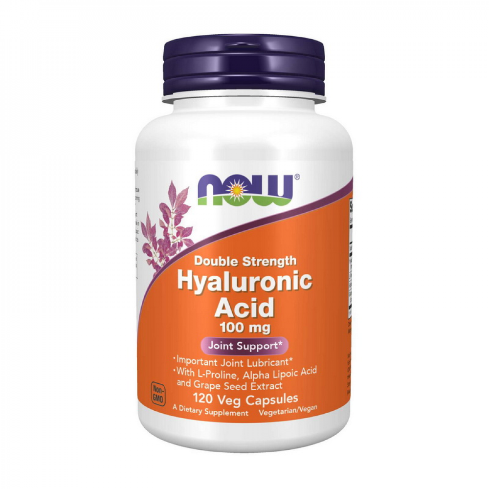 Hyaluronic Acid 100 mg double strength (120 veg caps)