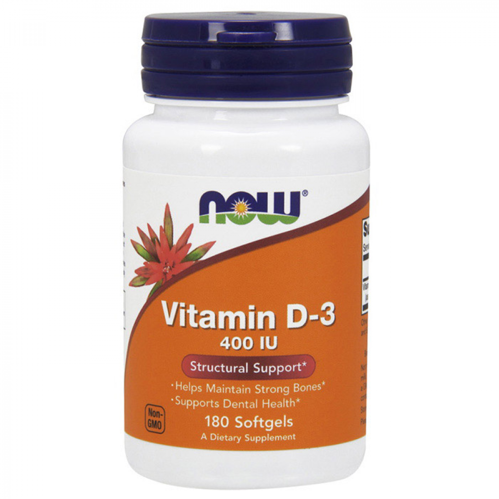 Vitamin D-3 400 IU (180 softgels)