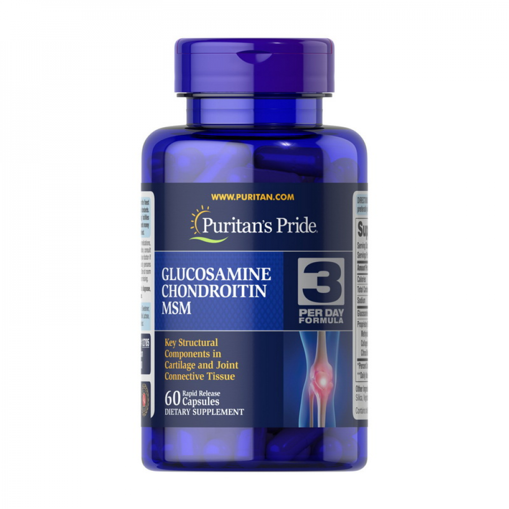 Glucosamine, Chondroitin & MSM (60 caplets)