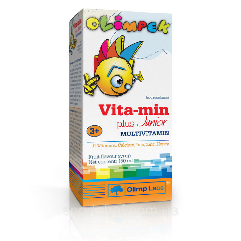 Vita-Min Plus Junior Multivitamin (150 ml, fruit syrup)